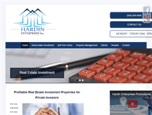 Tablet Screenshot of hardinenterprisesinc.com